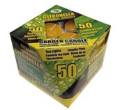 Pack 50 citronella T lights